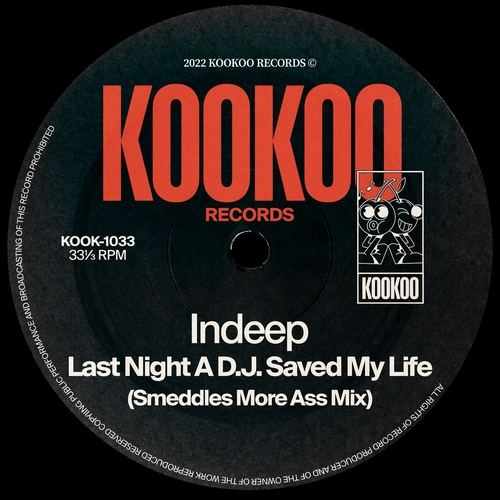 Indeep - Last Night a D.J. Saved My Life [KOOK1033]